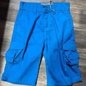 Chams Bright Blue Kids Cargo Shorts